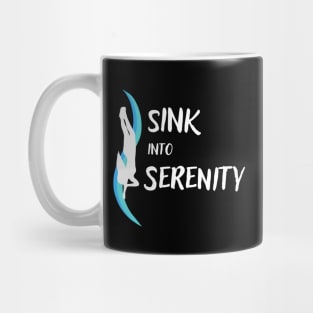 Sink into Serenity | Freediving | Freediver | Ocean lover | Diver | Apnea Mug